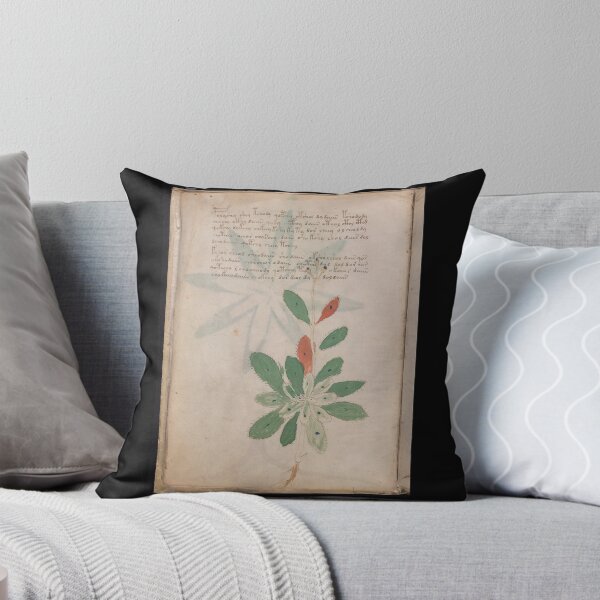 Item preview, Voynich manuscript book cover  Illustrated codex  green leaf and  star flower designed and sold by TeeARTHY.