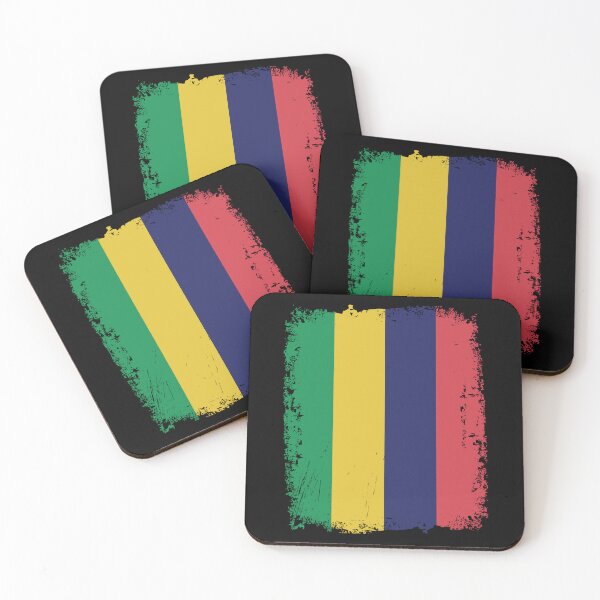 Item preview, Mauritius Flag Distressed designed and sold by rafaeltto.