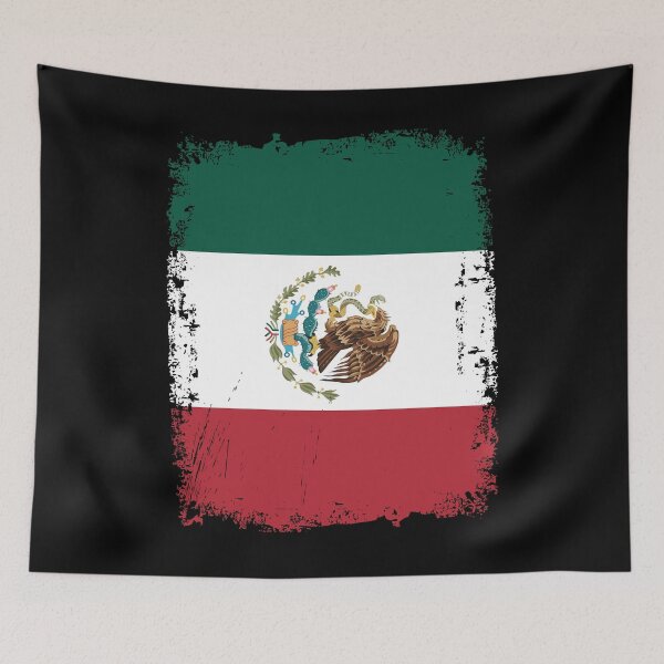 Artikelvorschau, Mexico Flag Distressed entworfen und verkauft von rafaeltto.