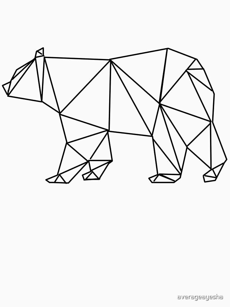 Geometric Polar Bear by averageayesha