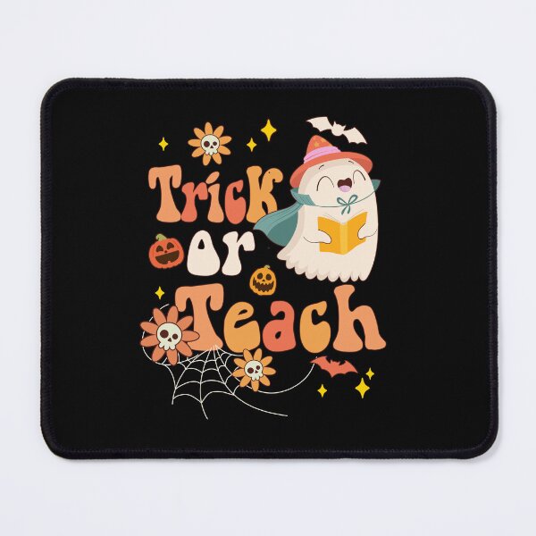 Item preview, Halloween Trick or Teach Floral Ghost Teacher Funny designed and sold by NgocCong.