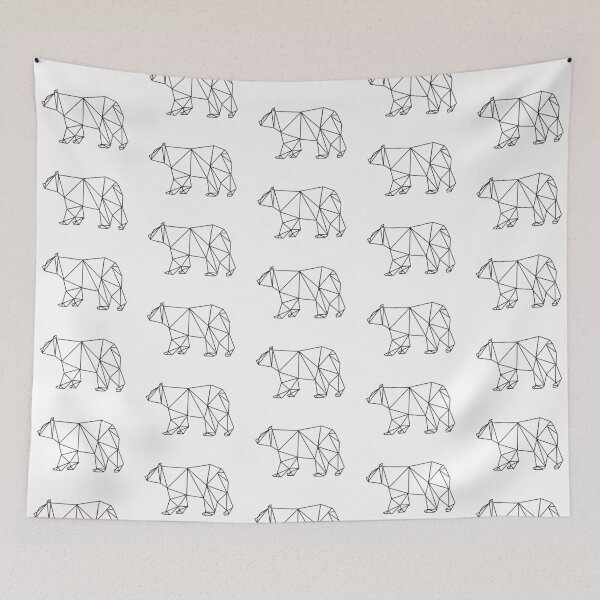 Item preview, Geometric Polar Bear designed and sold by averageayesha.