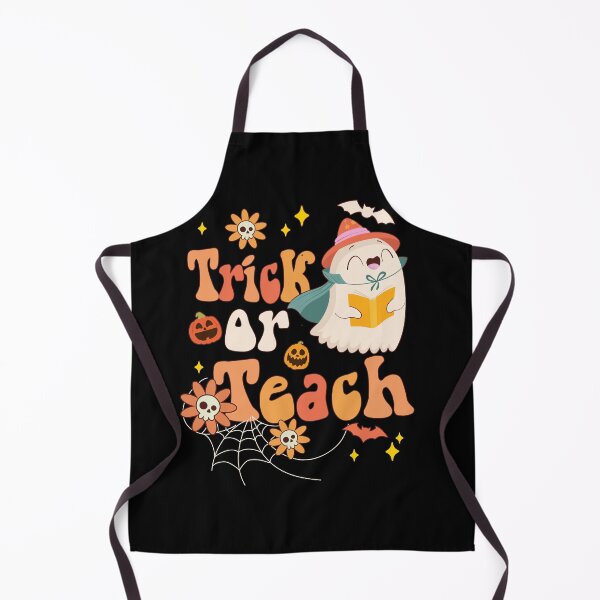 Item preview, Halloween Trick or Teach Floral Ghost Teacher Funny designed and sold by NgocCong.