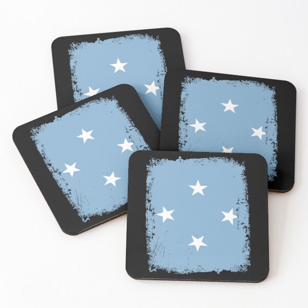 Item preview, Micronesia Flag Distressed designed and sold by rafaeltto.