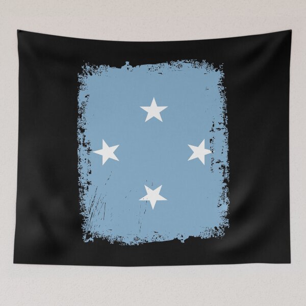 Item preview, Micronesia Flag Distressed designed and sold by rafaeltto.