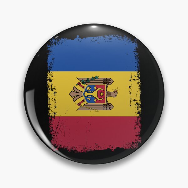 Item preview, Moldova Flag Distressed designed and sold by rafaeltto.