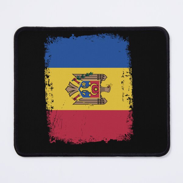 Item preview, Moldova Flag Distressed designed and sold by rafaeltto.