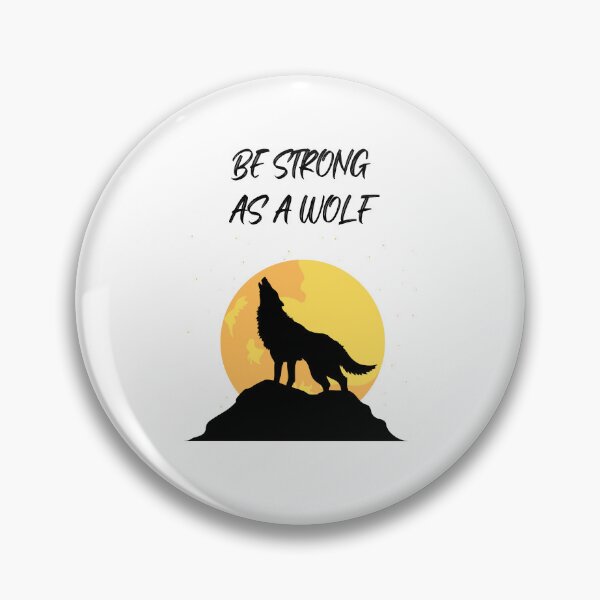 Item preview, Be strong as a wolf designed and sold by BritishFashion.