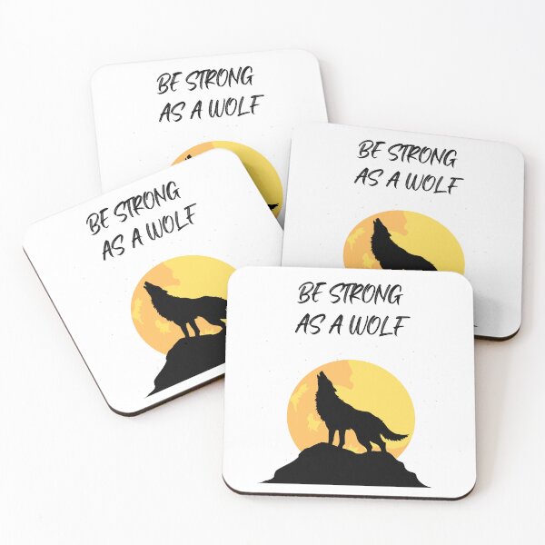 Item preview, Be strong as a wolf designed and sold by BritishFashion.
