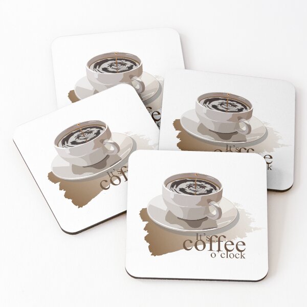 Item preview, it's coffee o'clock designed and sold by unclenut.