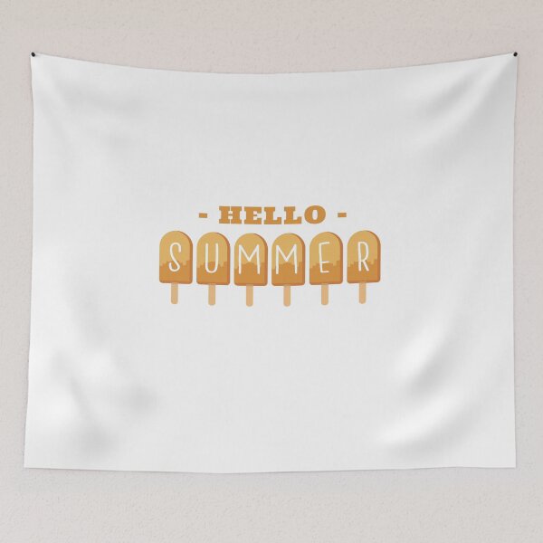 Item preview, hello-summer-popsicles-quote designed and sold by JAMALSTORE92.