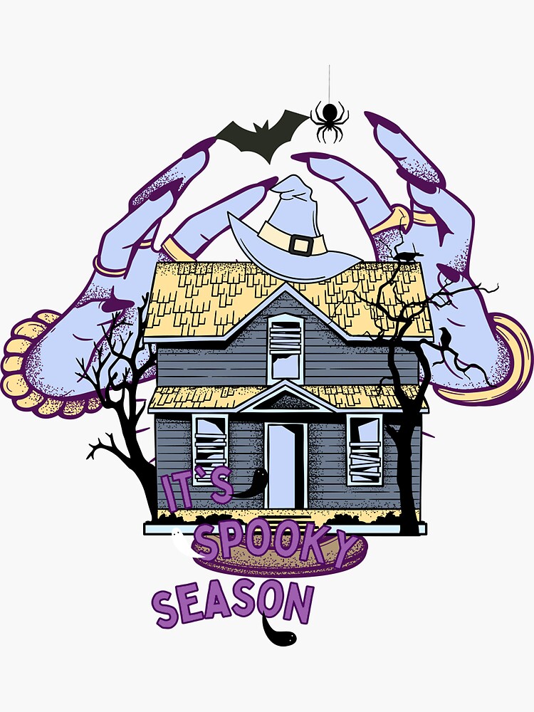 "it's Spooky Season " Sticker For Sale By Skoofii | Redbubble