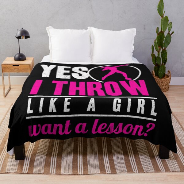 Item preview, Yes I Throw Lika A Girl Shot Putter Track And Field Shot Put designed and sold by energeticcrow76.