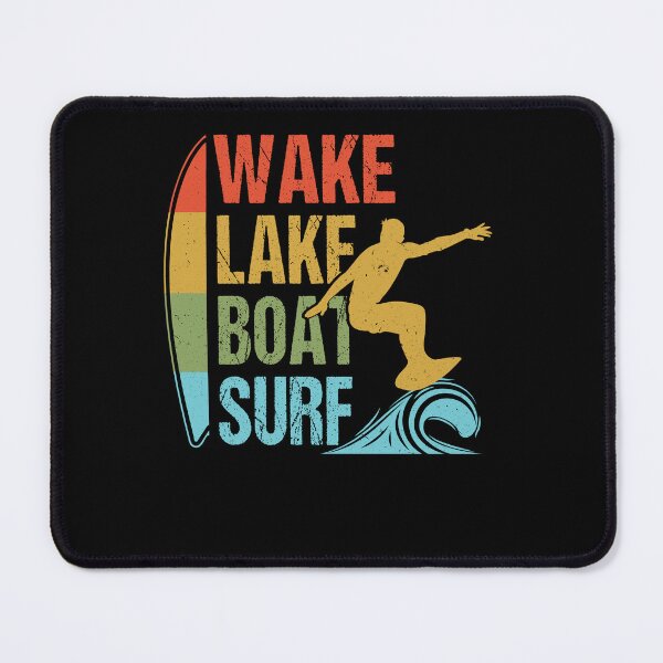 Item preview, Wake Lake Boat Surf Funny designed and sold by NgocCong.