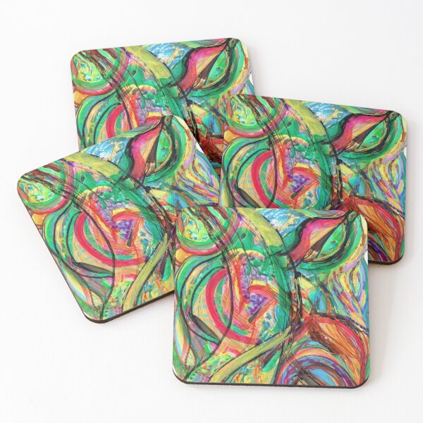 Item preview, relaxation, lines, waves, multicolored, pencils, drawing, bebicervin designed and sold by BebiCervin.