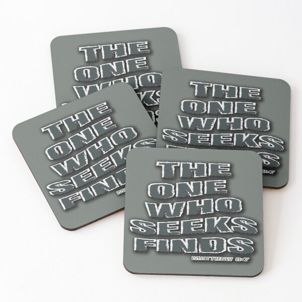 Item preview, The one who seeks finds - matthew 8:7 designed and sold by Everyday_wonder .