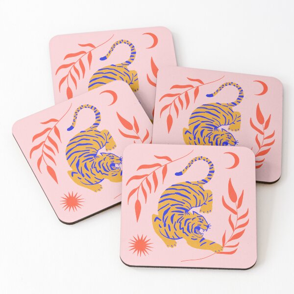 Item preview, Tiger with sun and moon designed and sold by Luinwen.