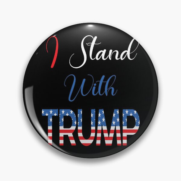 Item preview, I Stand With Trump Red White & Blue-Republican Politics designed and sold by 69Designs-MP.