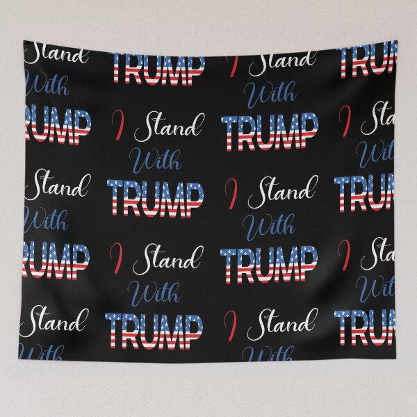 Item preview, I Stand With Trump Red White & Blue-Republican Politics designed and sold by 69Designs-MP.