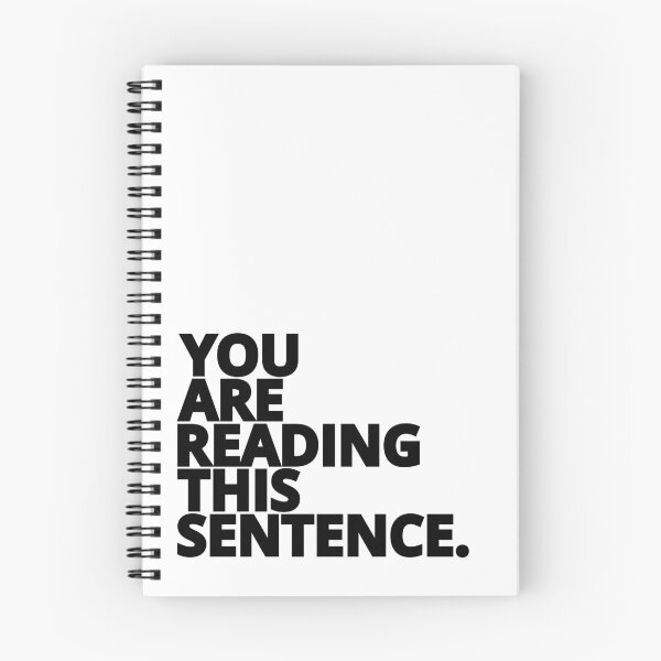 Item preview, You are Reading This Sentence. ( black text )  designed and sold by LilyTreeArt.