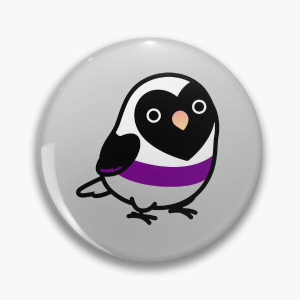 Item preview, Chubby Demi-sexual LGBT+ Pride Lovebird designed and sold by birdhism.