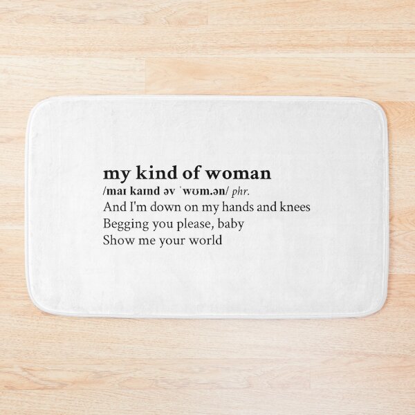 Item preview, My Kind Of Woman by Mac DeMarco designed and sold by StickTheSong.