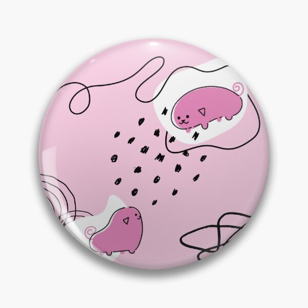 Item preview, Abstracted Pink Pipapeeps! designed and sold by Pipapeep.
