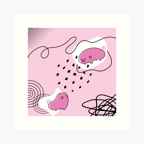 Artikel-Vorschau von Abstrahierte rosa Pipapeeps!, designt und verkauft von Pipapeep.