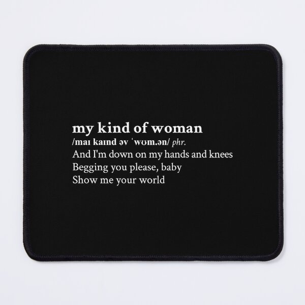 Item preview, My Kind Of Woman by Mac DeMarco designed and sold by StickTheSong.