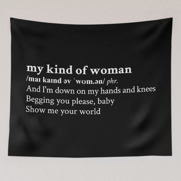 Item preview, My Kind Of Woman by Mac DeMarco designed and sold by StickTheSong.