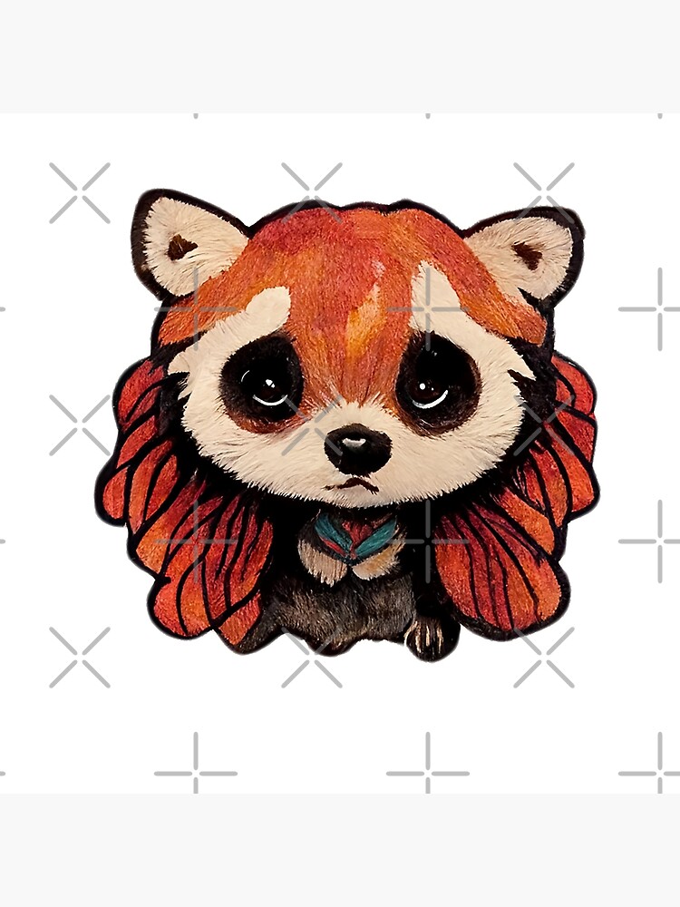 "Red panda school girl" Poster for Sale by Reijo12 Redbubble