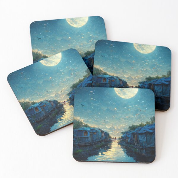 Item preview, Village by the water designed and sold by TnT-Merch.