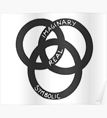 Imaginary Real Symbolic in Schwarz Poster
