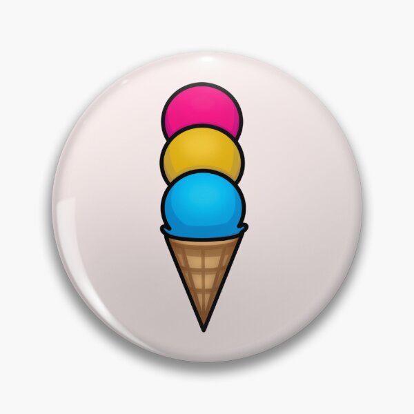Item preview, Pansexual (Pan) Flag Ice Cream designed and sold by PlayfullyPride.
