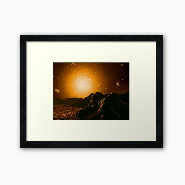 And the Sky Full of Stars - V2 Framed Art Print
