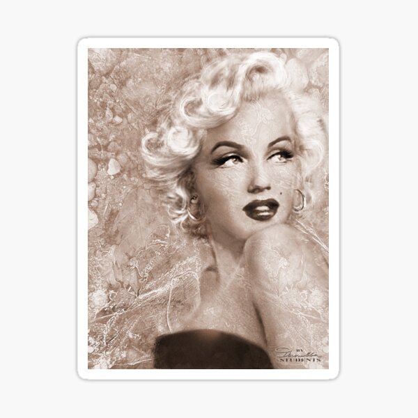 Marilyn Danella Ice Sepia Sticker