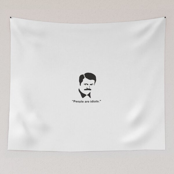 Item preview, Parks and Recreation - Ron Swanson - People are idiots designed and sold by meggie1tr.