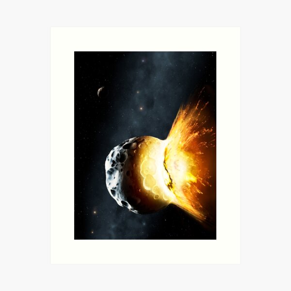 Item preview, Asteroid Collision - V1 designed and sold by magarlick.