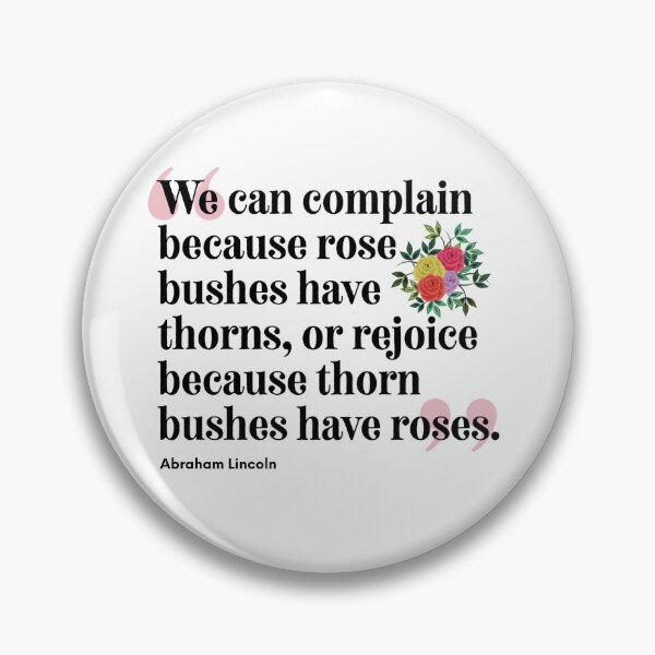 Item preview, Lincoln Quote on Perspective - Complain or Rejoice designed and sold by Soaring Eagle.
