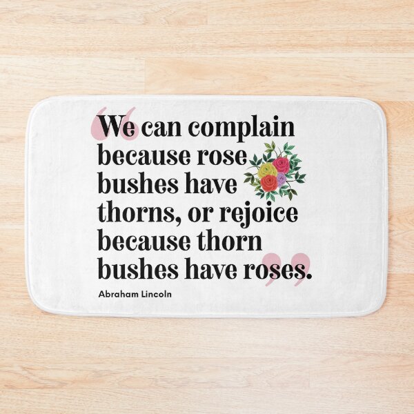 Item preview, Lincoln Quote on Perspective - Complain or Rejoice designed and sold by Soaring Eagle.