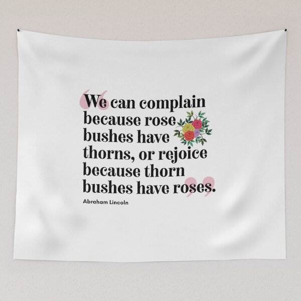 Item preview, Lincoln Quote on Perspective - Complain or Rejoice designed and sold by Soaring Eagle.