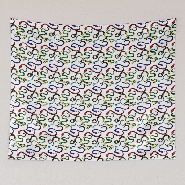 Item preview, Scramble of Snakes designed and sold by LuckyDragon1118.