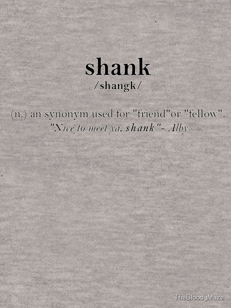 "Glader slang dictionary shank" Lightweight Hoodie for Sale by