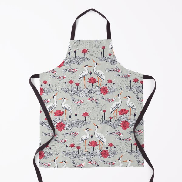 Item preview, Koi fishes - Japanese carps, water lilies and cranes. designed and sold by RenattaZare.