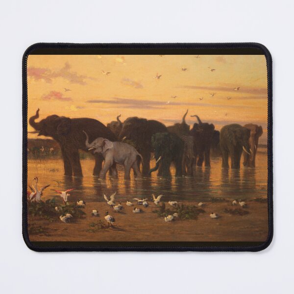 Item preview, African Elephants 2 by Charles-Emile de Tournemine designed and sold by Amanda1775.
