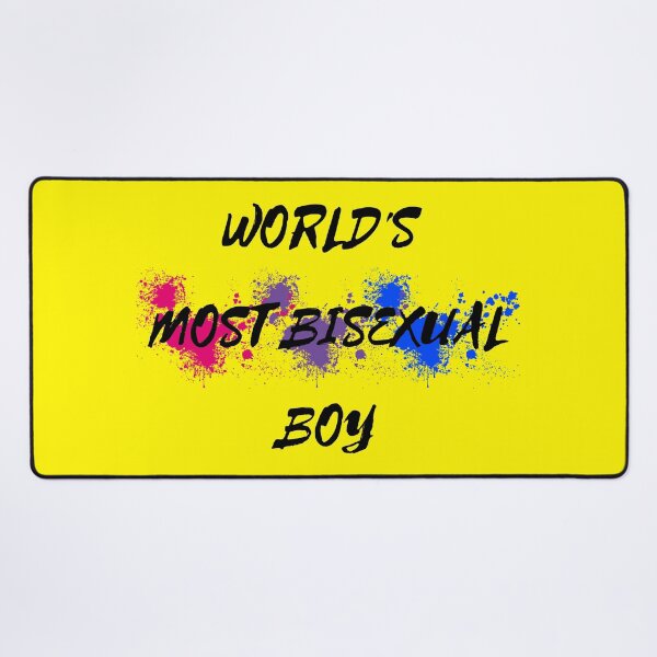 Item preview, World's Most Bisexual Boy Bi Flag Color Splash For Young Proud Bisexuals In Yellow designed and sold by LuckyKermit.