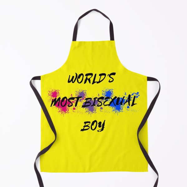 Item preview, World's Most Bisexual Boy Bi Flag Color Splash For Young Proud Bisexuals In Yellow designed and sold by LuckyKermit.