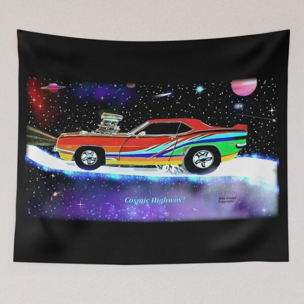 Item preview, Hot Rod Art  //  Cosmic Highway! designed and sold by Imagin8er.
