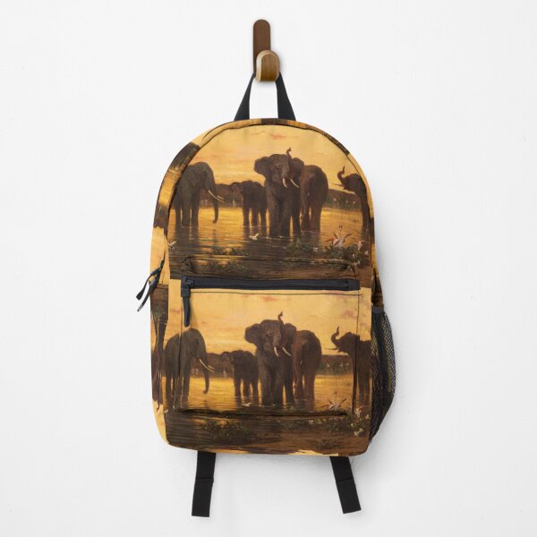 Item preview, African Elephants by Charles-Emile de Tournemine designed and sold by Amanda1775.