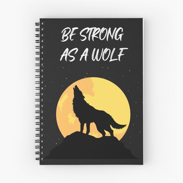 Item preview, Be strong as a wolf designed and sold by BritishFashion.